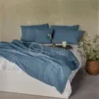 Natural Linen 100% Bed Set 145x205 cm/57x81 In Stonewashed Linen Bedding