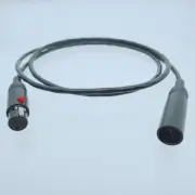 Mini-XLR 4Pin TA4M to Mini-XLR 3Pin TA3F Adapter for AKG Bodypack/Shure Mic