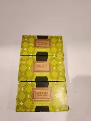 Lot of (3) Agraria - Lemon Verbena Bath & Facial Travel Soap - New