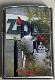 ZIPPO 2003 BRADFORD, PA LIMITED ED 168/500 CHROME LIGHTER SEALED IN BOX K624