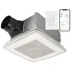 Broan VC110CCT 110 CFM 1.5 Sone Ceiling Mounted Voice Control - White