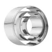 3Pcs Circle Round Cookie Cutters Set Assorted Sizes Cookie Cutters Biscuit Mould