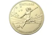 $1 2023 Matildas Soccer STRIKER Lightly Circulated AUS ONE DOLLAR Coin