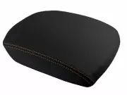 Console Lid Pull Over Cover Leather for Honda Pilot 2009-2015 Orange Stitch