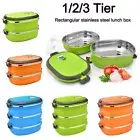 Leakproof Bento Box Rectangular Insulated Lunch Box for Kids Adult