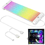 ARGB PC Cable Cover,Mother Board Control - ARGB Extension Cable Management, Synchronized Decorative 5V, with Diffused Soft Silicone Tube