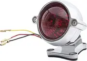 Motone FMK004 Universal LED Tail Light with Fender Mount, Aluminum Diecast Polish
