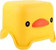 MERRYHAPY Duck Shape Stool Multi-Functional Children Stepping Stool Portable Kids Chair for Bedrooms Kitchen Bathroom and Home Use