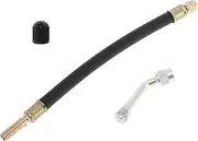 X AUTOHAUX 1set 135 Degree Copper Tire Valve Extension with Durable Plastic 210mm Tyre Valve Stem Extender for Car Motorcycle RV Truck Bike