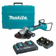 Makita BRUSHLESS AWS ANGLE GRINDER KIT DGA901T2U1 2x18V 230mm +Battery & Charger
