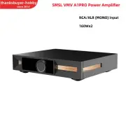SMSL VMV A1PRO Gallium Nitride Power Amplifier HiFi 160Wx2 Stereo Audio Amp