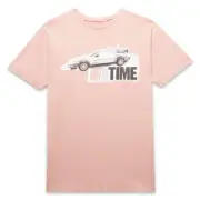 Back to the Future Outatime Unisex T-Shirt - Pink Acid Wash