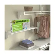 EZ Shelf Laundry Room Shelves Over Washer and Dryer, 2 Laundry Room Shelves, ...