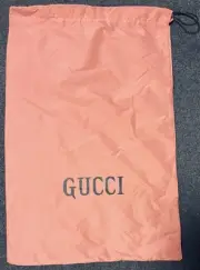 Authentic GUCCI “Off The Grid” Dust Bag - Size: 11.5” x 17” Inches - Rose Nylon