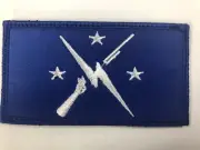 Fallout Minutemen Patch Embroidered Blue With Hook Backing