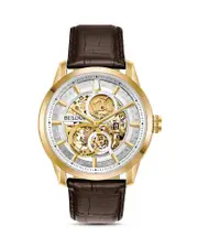 Bulova Sutton Skeleton Watch, 43mm