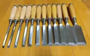 Japanese Vintage Chisel NOMI Set of 12 Japanese Carpentry working Tool NEW
