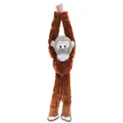 Wild Republic Ecokins Hanging Plush Squirrel Monkey, 22" Stuffed Animal