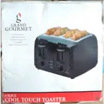 GRAND GOURMET 4片式 烤麵包機1600W,營業 大家庭 吐司 烤箱 營養早餐店,5段雙調節
