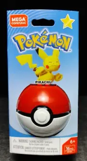 MEGA Construx PIKACHU Pokémon Eyes Closed Series Star (GFC86) Nintendo Pokemon