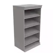 ClosetMaid Wood Closet Systems 21.39" Modular Storage Stackable Wood Smoky Taupe