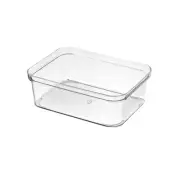 US Drawer Storage Trays Transparent Plastic Drawer Storage Divid Box For