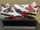2012 Air Jordan 4 Retro Fire Red Size 12 Deadstock Authentic