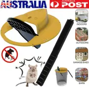 Flip N Slide Bucket Lid Mouse Rat Trap Automatic Mouse Trap With Ladder Reusable