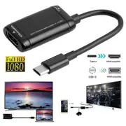 USB-C Type C MHL to HDMI Video Cable Adapter For Phone Tablet Pad As shown