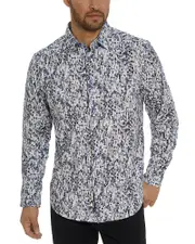 Robert Graham Fragment Button Front Printed Shirt