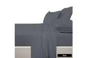 Accessorize 225 TC Polyester Cotton Sheet Set SLATE - Single