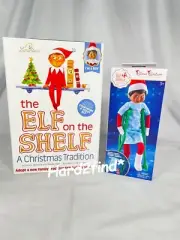 The Elf on the Shelf: A Christmas Tradition (includes brown-eyed boy scout elf)