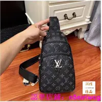 在飛比找蝦皮購物優惠-小北店/二手 Louis-- Vuitton 男包 胸包 腰