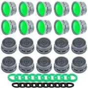 Faucet Aerator, 1.5 GPM Flow Restrictor Insert, Faucet Aerator Replacement Pa...