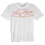 NEW ADIDAS MENS F50 CLIMALITE POLY TEE SOCCER JERSEY SIZE SMALL WHITE