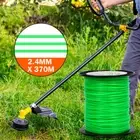Round 2.4mm*370m Trimmer Line Whipper Snipper Brush Cutter Brushcutter Cord Geen