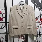 Pendleton Vintage 2 Piece Pantsuit Blazer Trousers Plaid Virgin Wool Set NWT