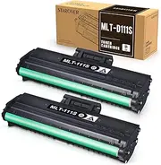 STAROVER Compatible Toner Cartridge Replacement for Samsung MLT-D111S D111S 111S 111L MLT111S for Samsung M2020W M2070FW M2020 M2070 M2070W M2022W M2022 M2070F M2024 M2026W Printer (Black, 2-Pack)
