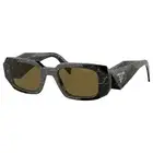 Womens Prada Sunglasses Pr 17Ws Black/Yellow Marble Sunnies