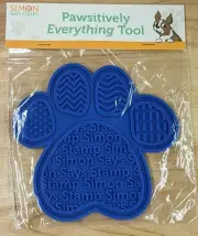 Simon Says Stamp Pawsitively Everything Tool Jar Opener Resist Silicone Paw Blue