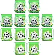 KITANDOVE 12pcs Drawstring Bag Birthday Party Supplies Party Favor Bag Non Woven Fabric Drawstring Backpack Bag Drawstring Candy Bag Party Bag Party Supply Football Party Favors
