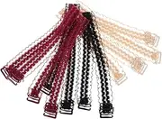 [DEARMAMY] Elegant Lace Bra Straps Extension 3 Pairs Bra Lace Straps for Off-shoulder Tops Comfortable and Wide for Enhanced Support