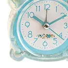 Kids Alarm Clock Quiet Easy Setting ABS Double Bell Clock For Bedroom Blue Part