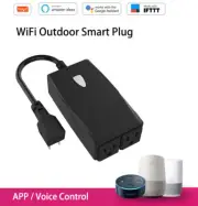 Outdoor Smart WiFi 2 US Plug Socket Outlet Timer Switch fit for Alexa GoogleHome
