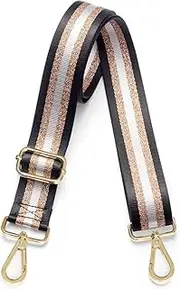 [Kolti] Purse Strap Replacement Crossbody Handbag Stripe Wide Adjustable