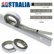 Stainless Steel Miter Track Tape Measure Self-Adhesive Metric Scale Ruler New AU