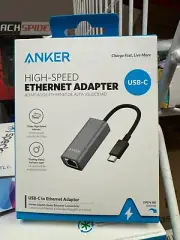 Anker USB C to Ethernet Adapter, Portable 1-Gigabit Network Hub High Speed NEW