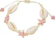 [Generic] Seashell Bracelet | Boho Adjustable Waterproof Shell Anklet Beach Jewelry,Women's Fashion, Stylish Handmade Products For Festival, Cruise, Party