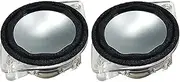 TGMGADANTV 4Ohm 10W Full Range Treble Mid Bass 1.75 Inch Clear Speaker Neodymium Aluminum Bookshelf Speaker
