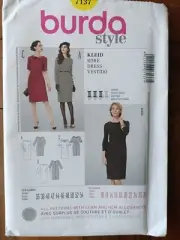 Burda 7137 dress sewing pattern sizes 10 to 28